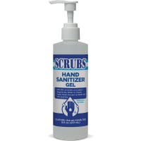 SCRUBS SCRUBS Hand Sanitizer, Colorless, Citrus Odor, 8 oz. Pump Bottle