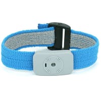 SCS Wrist Strap, Dual Conductor for Monitors, Nylon Elastic Fabric, Adjustable