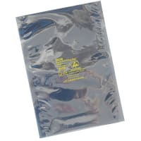 SCS Bag, Static shield, Open Top, Metal-In, 3 mils, 2 W x 3 L In.