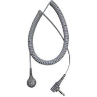 SCS Grounding Cord, Dual Conductor, 5 ft, Gray