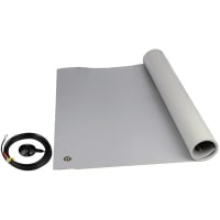 SCS FLOOR MAT;3 LAYER;DISSIPATIVE;4'X6';GRAY