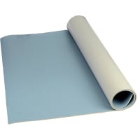 SCS Roll, Table, Dissipative, 3 Layer, Vinyl, Blue, 2 x 50 ft, 0.138 In.