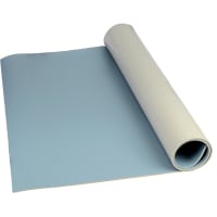 SCS Roll, Table, Dissipative, 3 Layer, Vinyl, Blue, 2.5x50 ft, 0.138 In.