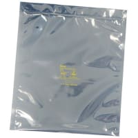 SCS STATIC SHIELD BAG, 1910 SERIES METAL-IN ZIP, 4x4, 100 EA