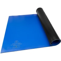 SCS MAT ROLL, 3-LAYER VINYL, 8200 SERIES, DARK BLUE, 0.140"x30"x50'