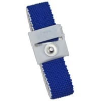 SCS Wrist Strap, Fabric Wrist, Blue, 9 in. (Max.), Burgandy, Adjustable