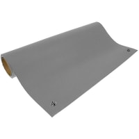 SCS Mat, Table, Dissipative, Rubber, Gray, 3 x 4 ft, 0.065 In.