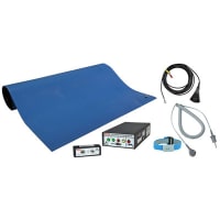 SCS 724 KIT; includes monitor, wrist band, ground cord; and Blue Dissipative Mat