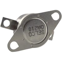 Selco Thermostat, 1/2 in Disc, Auto-Reset, Open on Rise, Open at 210 F, Close at 180 F