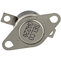 Selco Thermostat, 1/2 in Disc, Auto-Reset, Open on Rise, Open at 220 F, Close at 190 F