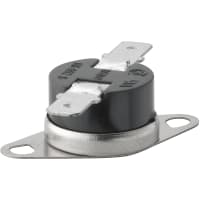 Selco Disc Thermostat, open on rise, open 210F, close 180 F, quick connects, surface