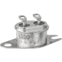 Selco Thermostat, 1/2" Disc, open on rise, open 550 degF, hermet seal, KO Series