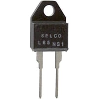 Selco Thermostat, PCB, 48/5 VDC, 120 VAC, 1/20 mA, SPST, Radial Leaded, PCB Mount