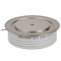 SEMIKRON Thyristor, Capsule Thyristor, 1600V, 1200 A at 85C On-State (Avg. Max.), -40