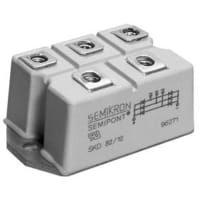 SEMIKRON SKB 72/16, Bridge Rectifier Module, 150A 1600V, 7-Pin G 35