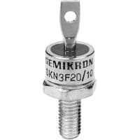 SEMIKRON Thyristor/Diode Discretes; Hermetic metal case with glass insulator; 1200V; 50A