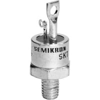 SEMIKRON Thyristor; Stud Thyristor; 1600V; 45 A @ 85C On-State (Avg. Max.); B 3 Case