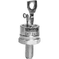 SEMIKRON Thyristor; Stud; 29A On-State (Avg. Max.); 450A; 24A IT(RMS); Case B 2 Case