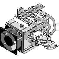 SEMIKRON Bridge Rectifier, 3-Ph Uncontrolled, Isolated, 500 VAC 260 A, Forced-Air Cooled