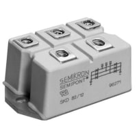 SEMIKRON SEMIPONT; Fully controlled single phase bridge rectifier Robust plastic case; 8