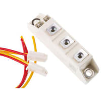 SEMIKRON SKKT 42B16 E, Dual Thyristor Module SCR, 40A 1600V, 7-Pin Semipack1