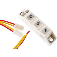 SEMIKRON SKKT 92B12 E, Dual Thyristor Module SCR, 95A 1200V, 7-Pin Semipack1