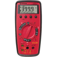 Amprobe Multimeter, Digital; 4, 40, 400, 1000 V Voltage, Range, DC; 10 Megohms