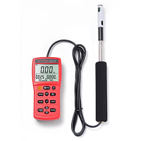 Amprobe Anemometer, Hot Wire, Air Flow CFM/CMM, LCD, AAA Battery