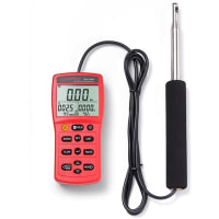 Amprobe Anemometer, Hot Wire, Telescopic Probe, CFM/CMM, LCD Display