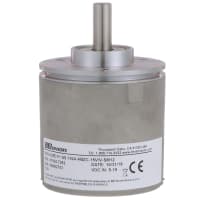 Sensata - BEI Sensors Encoder, Incremental, Optical, 5-15Vin/out, 3/8" Shaft, 1024 Cycles/turn, 2 Channel