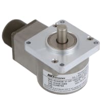 Sensata - BEI Sensors Encoder, Incremental, Optical, 5-28Vin/out, 0.374" Shaft, 1024 Cycles/turn, 2 Channel