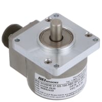 Sensata - BEI Sensors Encoder, Incremental, Optical, 5-28Vin/out, 0.374" Shaft, 100 Cycles/turn, 2 Channel