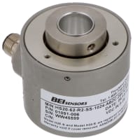 Sensata - BEI Sensors Optical Incremental Encoder, .625"Bore, Thru Shaft, 1024Cyc Per Turn HS20 Series