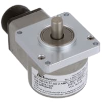 Sensata - BEI Sensors Encoder, Incremental, Optical, 5-28Vin/out, 0.374" Shaft, 2 Cycles/turn, 2 Channel