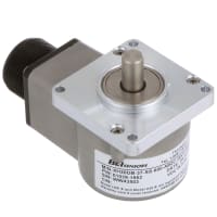 Sensata - BEI Sensors Encoder, Incremental, Optical, 5-28Vin/out, 0.374" Shaft, 600 Cycles/turn, 2 Channel