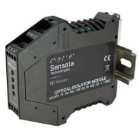 Sensata - BEI Sensors Optical Isolator, Dual Channel, 5VDC, 1 MHz, DIN Rail, LED Indicator, EM Series