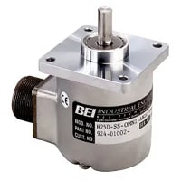 Sensata - BEI Sensors H25E-F45-SS-100-ABC-28V/V-EM16-S Incremental Rotary Optical Encoder, 2.5" dia