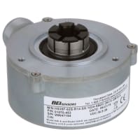 Sensata - BEI Sensors Encoder, Incremental, Optical, 5-28Vin/out, 1024 Cycles/turn, IP65, 0.625" Shaft