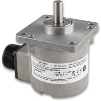 Sensata - BEI Sensors Encoder, Incremental, Optical, 5-15Vin/out, 3/8" Shaft, 2500 Cycles/turn, 2 Channel