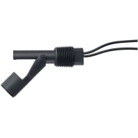 Sensata - Cynergy3 Float Switch, NO or NC, 25VA, Nylon, 1/2NPT Mnt, 100cm PVC 16/0.2 Wire Leads