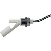 Sensata - Cynergy3 Float Switch, NO or NC, 25VA, PPS, 100cm PVC 16/0.2 Wire Leads, Nitrile Seal