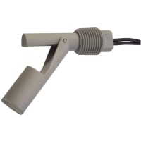 Sensata - Cynergy3 Float Switch, NO or NC, 100VA, PPS, 1/2NPT Mnt, 100cm PVC 16/0.2 Wire Leads