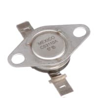 Sensata - Pressure Low Profile 1/2 IN Fixed Temperature Thermostat Close on rise 110F Open 95F