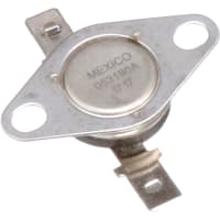 Sensata - Pressure Thermostat Low Profile 1/2 Inch Fixed Temperature Open On Rise 190F Close 175F