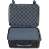 Serpac Enclosure, Equipment Case, 14.9"x12.1"x6.8", With Foam, Black, SE Series