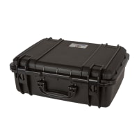 Serpac Enclosure, Equipment Case, 20.1"x15.5"x7.3", With Foam, Black, SE Series