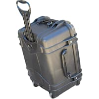 Serpac Enclosure, Case, Wheels, IP67, 27.9"x22.3"x15.1", Without Foam, Black, SE Series