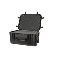 Serpac Enclosure, Case, Wheels, IP 67, 27.9"x22.3"x15.1", Foam, Black, SE Series