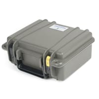 Serpac Enclosure, Equipment Case, 10.8"x9.8"x4.9", With Foam, Gun Metal Gray, SE Series