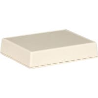 Serpac Enclosure, Box-Lid, Desktop, Plastic, Almond, 4.38x3.25x0.9In, IP40, S Series